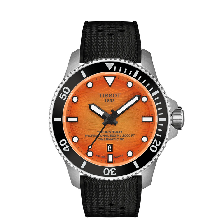 Seastar 2000 Orange Dial 44MM Watch