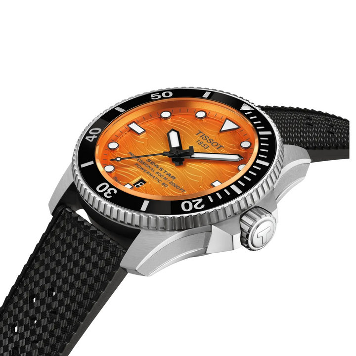 Seastar 2000 Orange Dial 44MM Watch