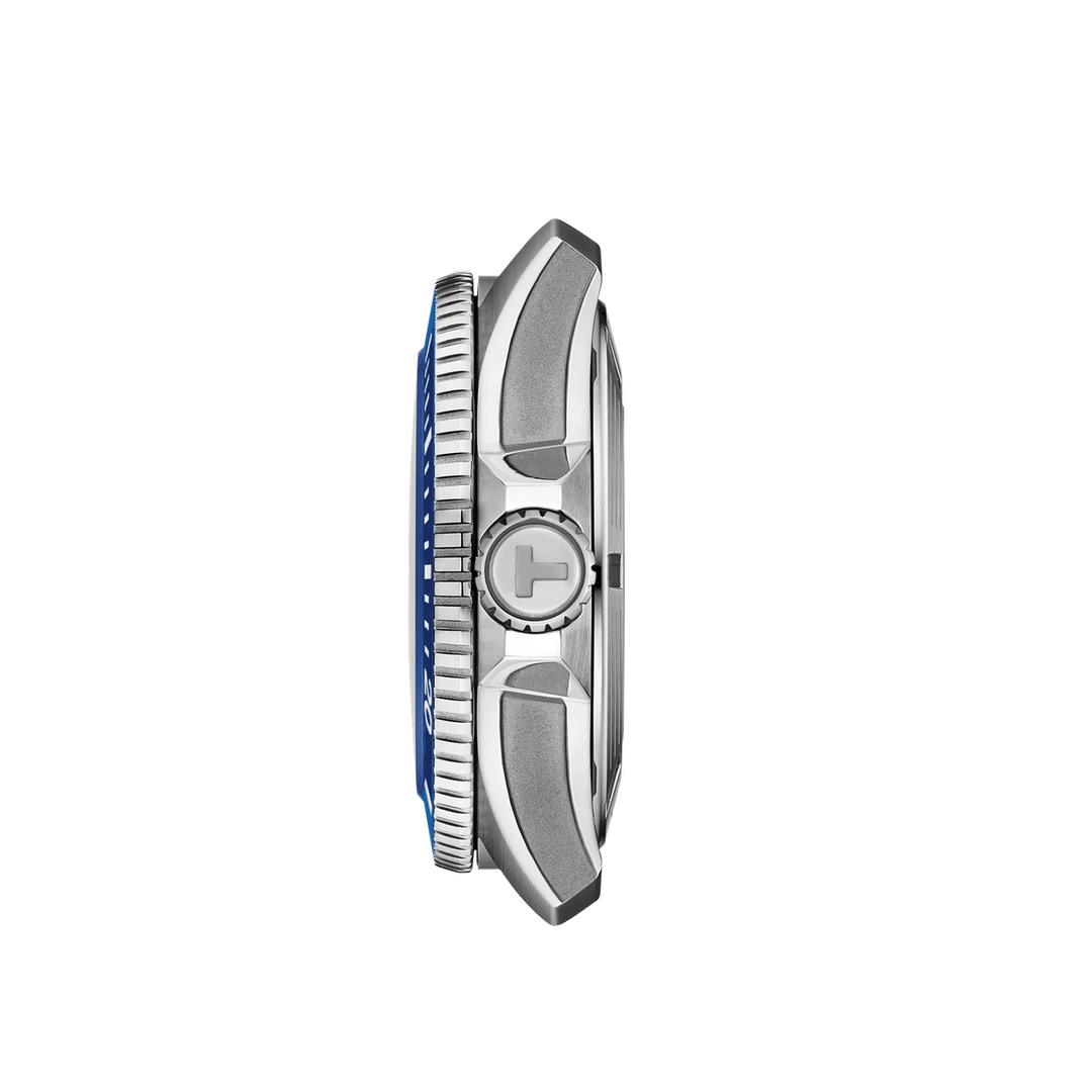Seastar 2000 Blue Dial and Rubber Strap 44MM Watch