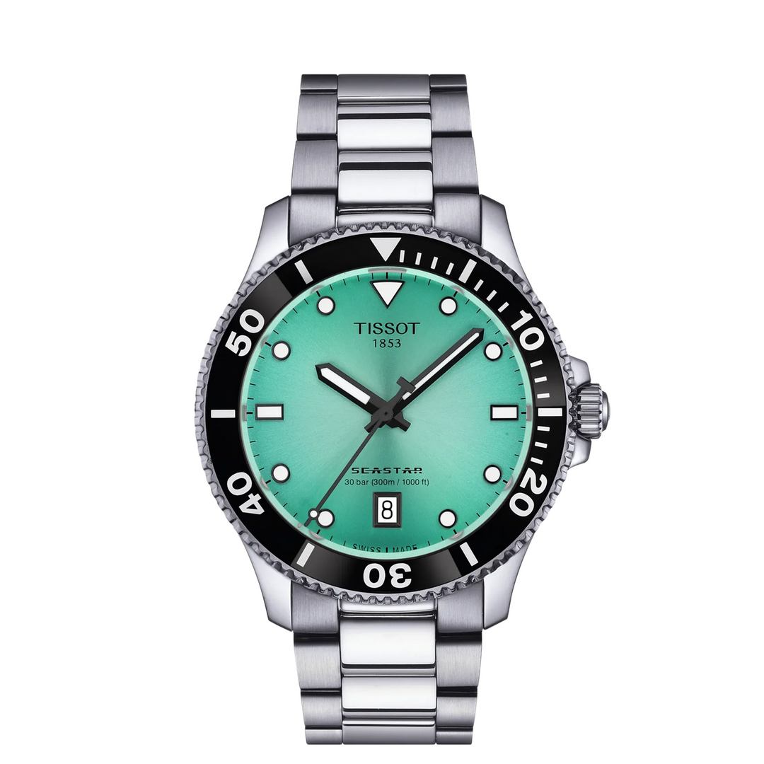 Seastar 1000 Turquoise 40MM Watch