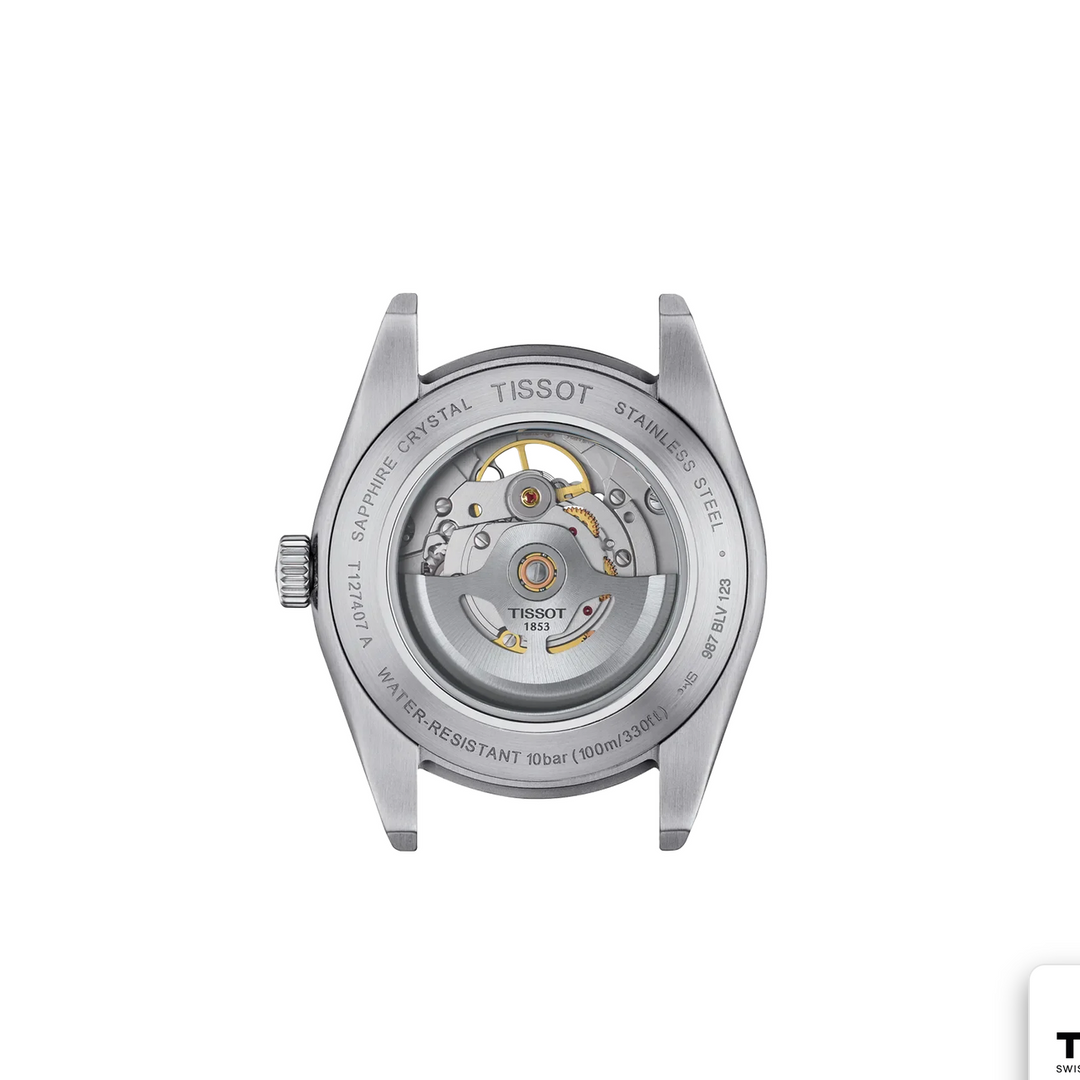 Gentleman Open Heart Rhodium 40MM Watch