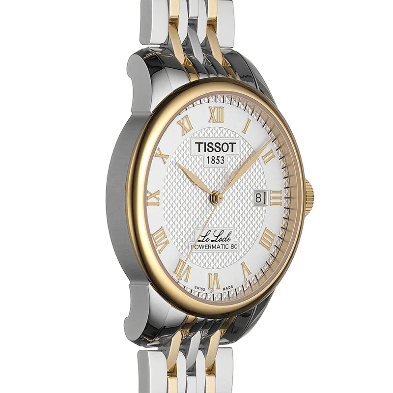 Le Locle Powermatic 80 Steel and Yellow PVD 39MM Watch