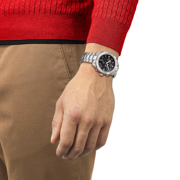 PR 100 Sport Gent Chrono Steel 44MM Watch