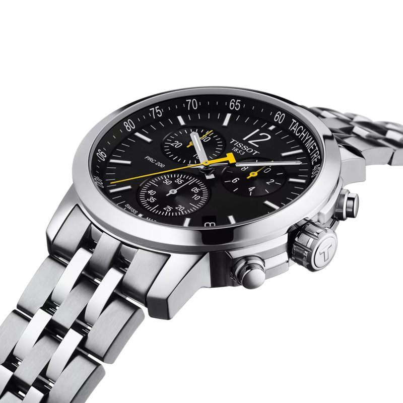 PRC 200 43MM Black Chronograph Dial Watch