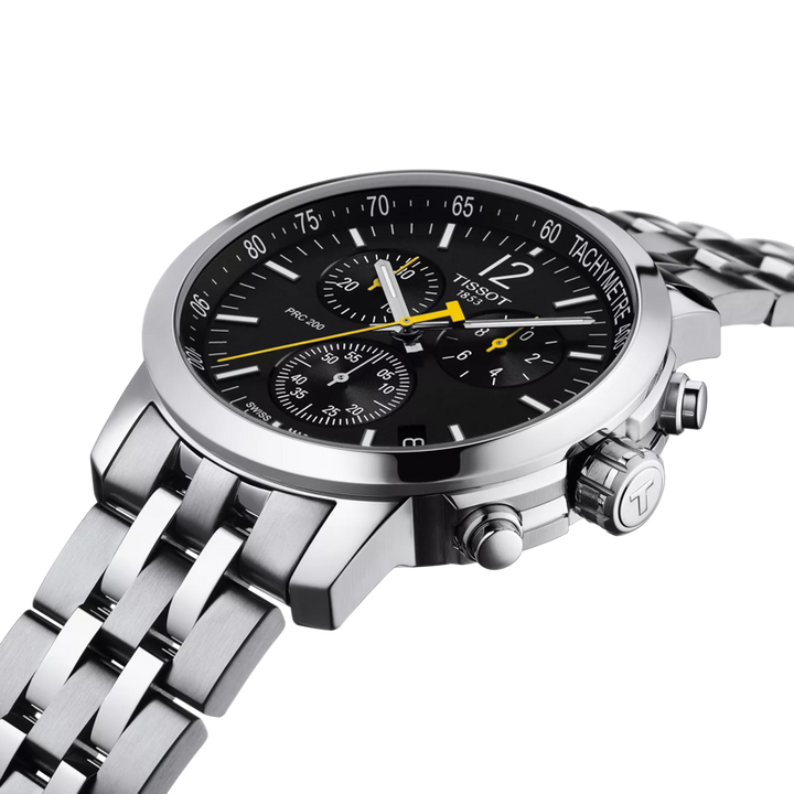 PRC 200 43MM Black Chronograph Dial Watch