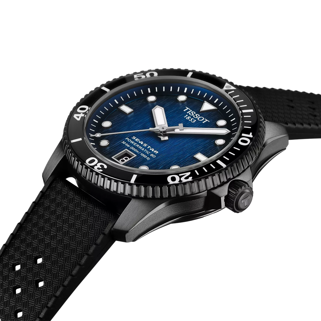 Seastar 1000 Powermatic 80 Graded Blue-Black 40MM Watch