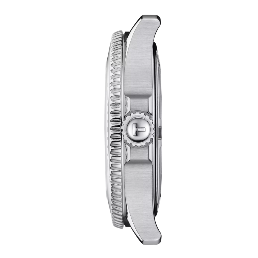 Seastar 1000 36MM White Silicone Strap Watch