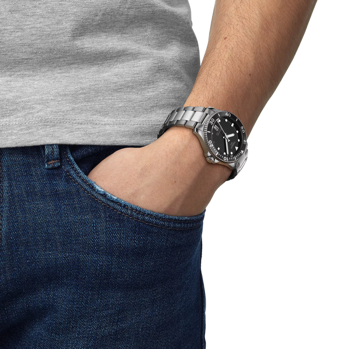 Seastar 1000 Black Dial 40MM Watch