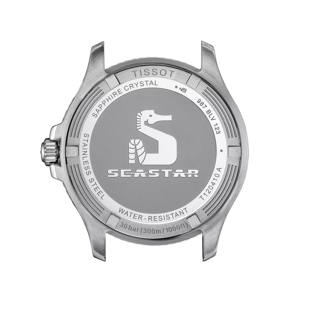 Seastar 1000 40MM Black Dial, Two Tone Watch
