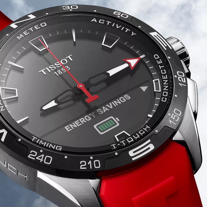 T-Touch Connect Solar 47MM Red/Titanium Watch