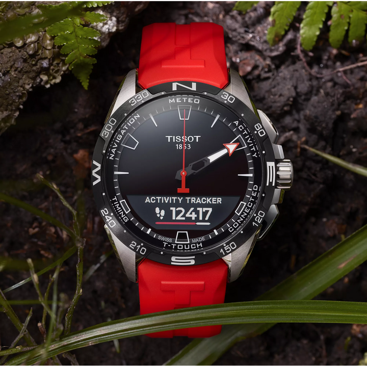 T-Touch Connect Solar 47MM Red/Titanium Watch