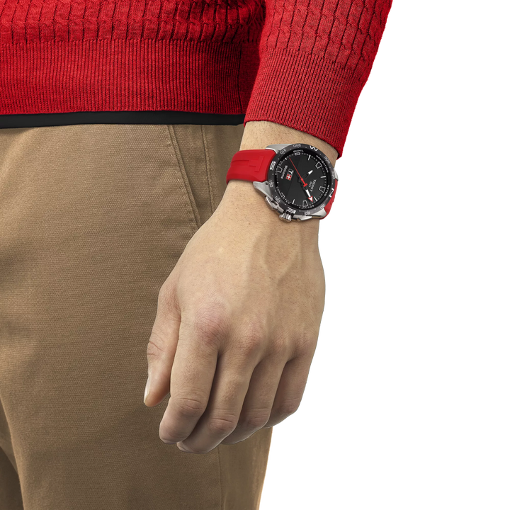 T-Touch Connect Solar 47MM Red/Titanium Watch