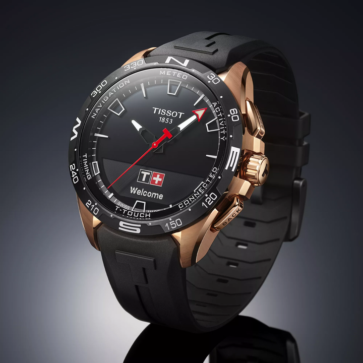 T-Touch Connect Solar 47MM Rose Gold Watch