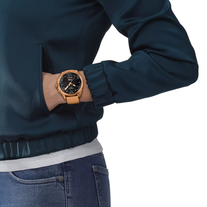 T-Touch Connect Solar 47MM Titanium Rose Gold