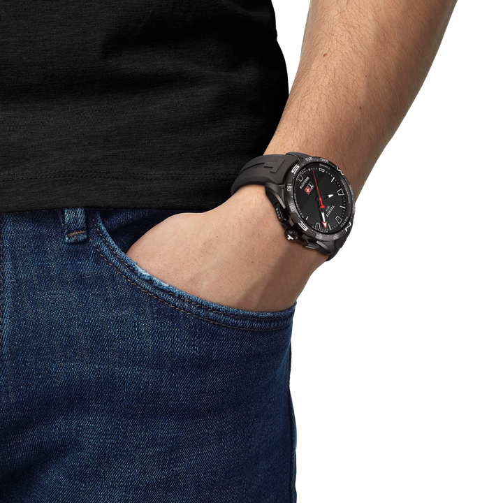 T-Touch Connect Solar 47MM Black Titanium