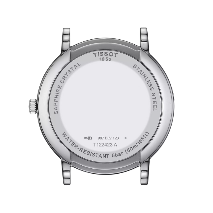 Carson Premium Gent Moonphase 40MM Silver Roman Dial Watch