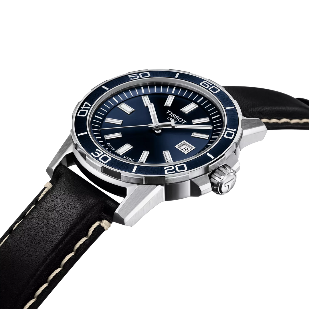 Supersport Gent 44MM Blue Dial Watch