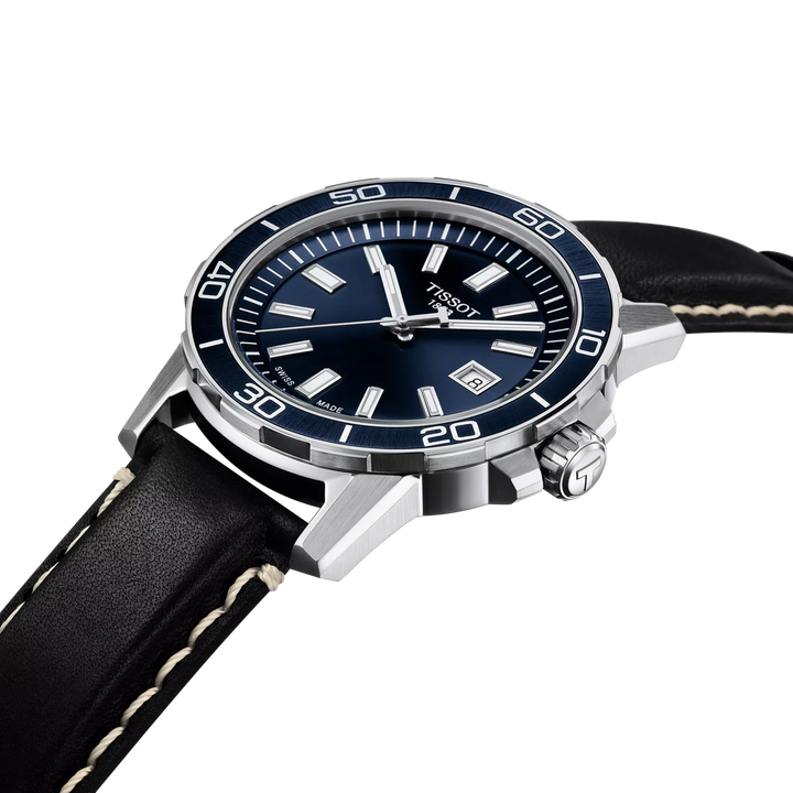 Supersport Gent 44MM Blue Dial Watch