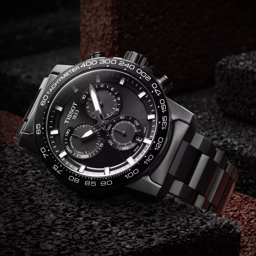 Supersport Chrono 45.5MM Black PVD Watch