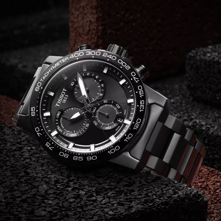 Supersport Chrono 45.5MM Black PVD Watch