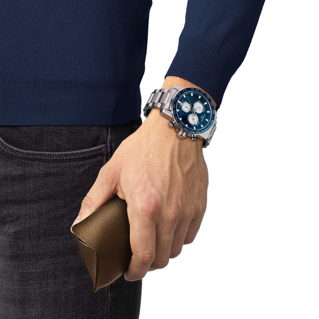 Supersport Chrono 45.5MM Blue Watch