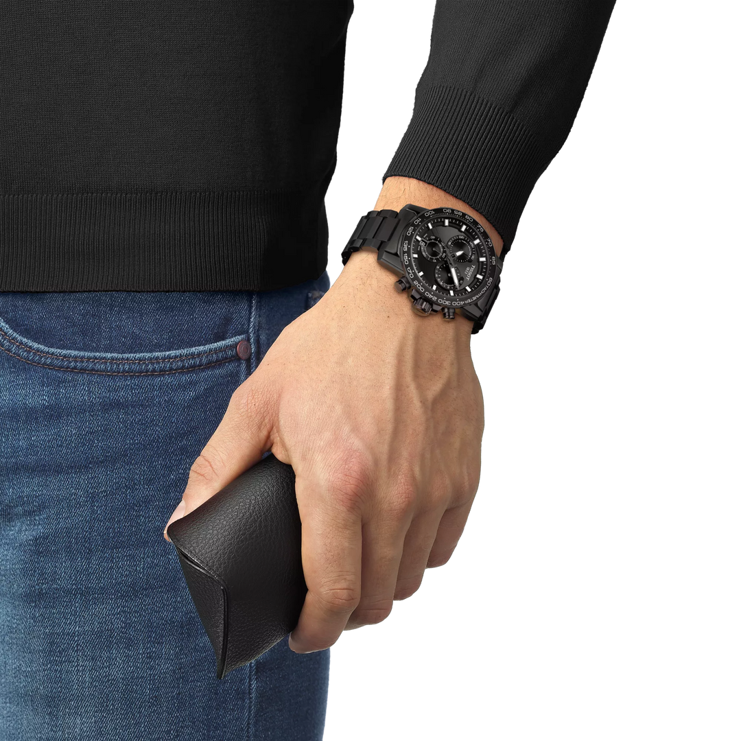 Supersport Chrono 45.5MM Black PVD Watch