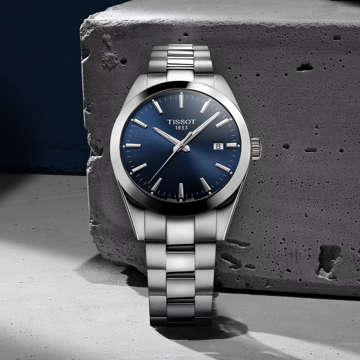 Gentleman 40MM Blue Dial Watch