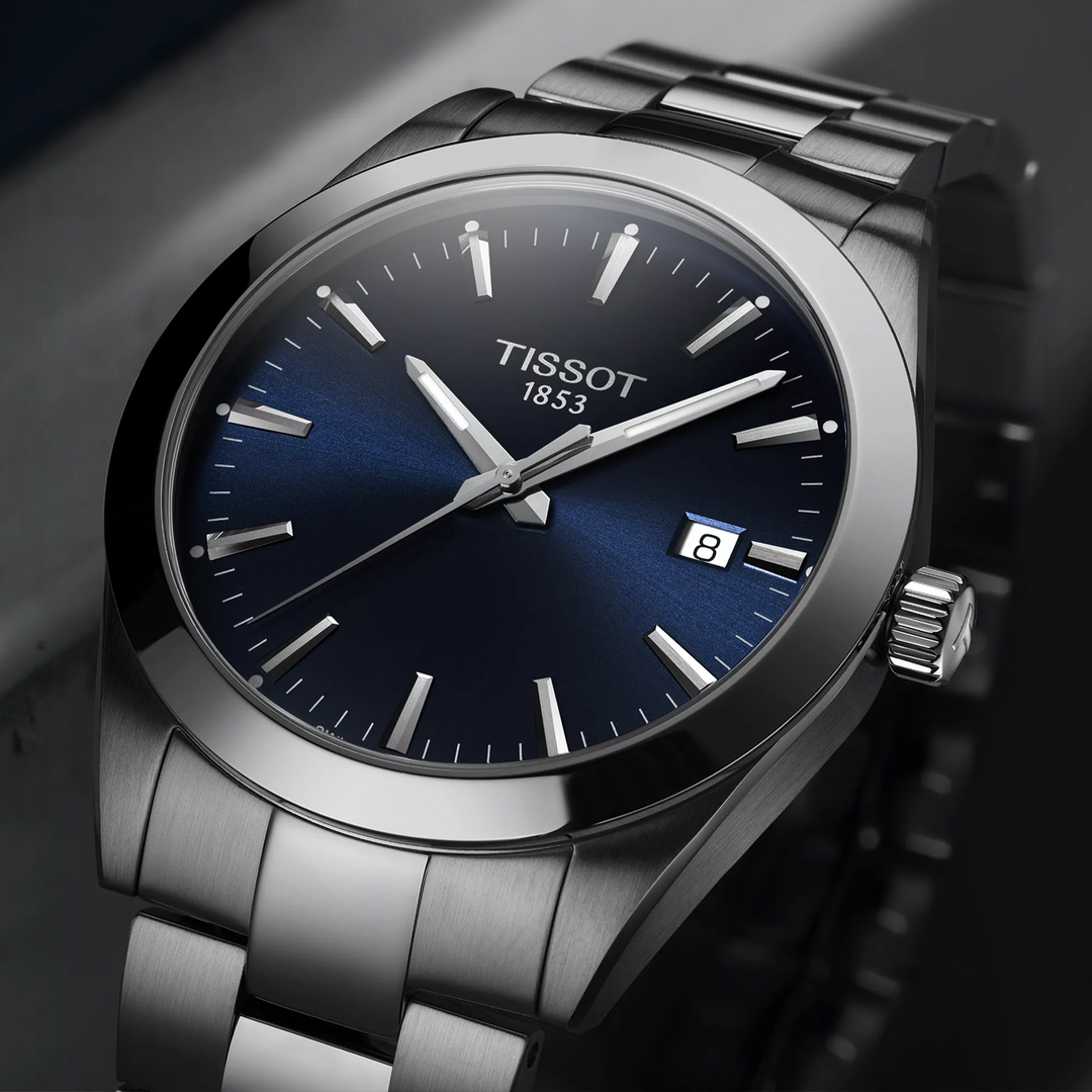 Gentleman 40MM Blue Dial Watch