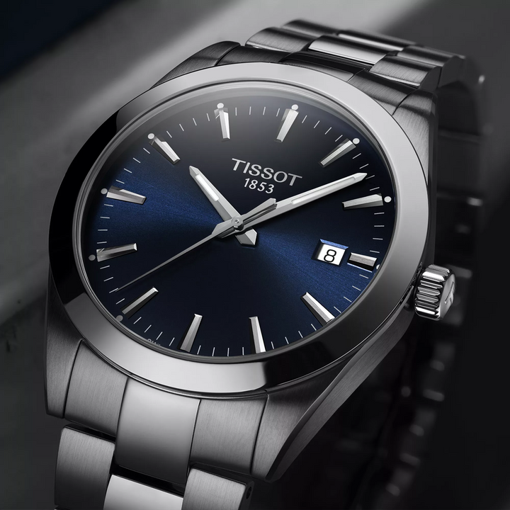 Gentleman 40MM Blue Dial Watch
