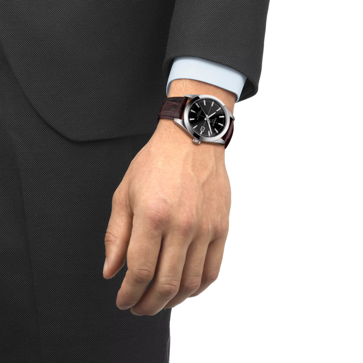 Gentleman Automatic 40MM Powermatic 80 Brown/Black Watch
