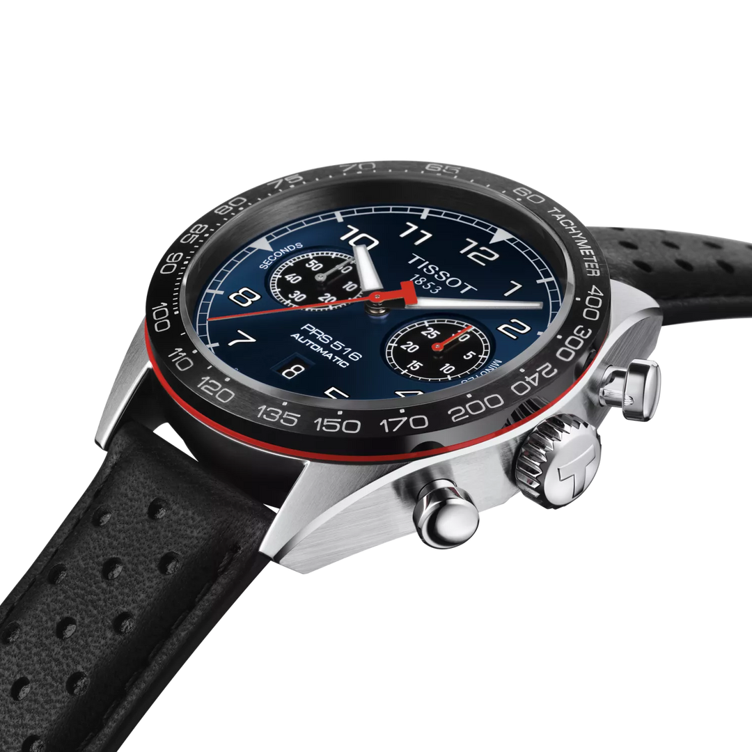 PRS 516 Automatic Chronograph Black/Blue 45MM Watch
