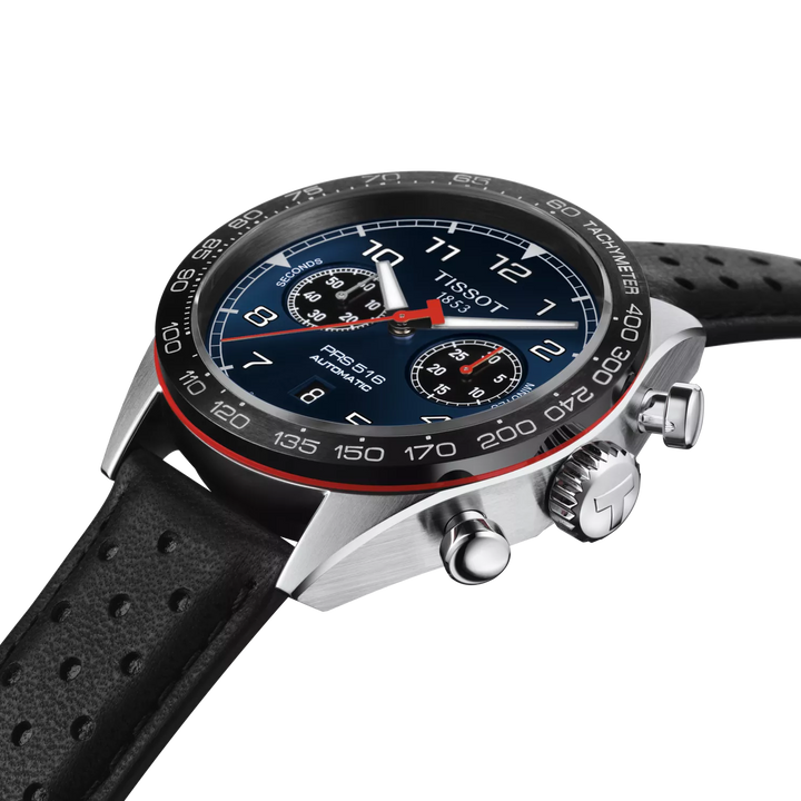 PRS 516 Automatic Chronograph Black/Blue 45MM Watch