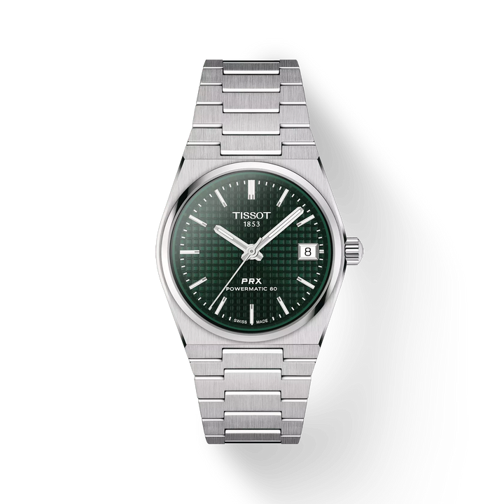 PRX Powermatic 80 Green Waffle 35MM Watch