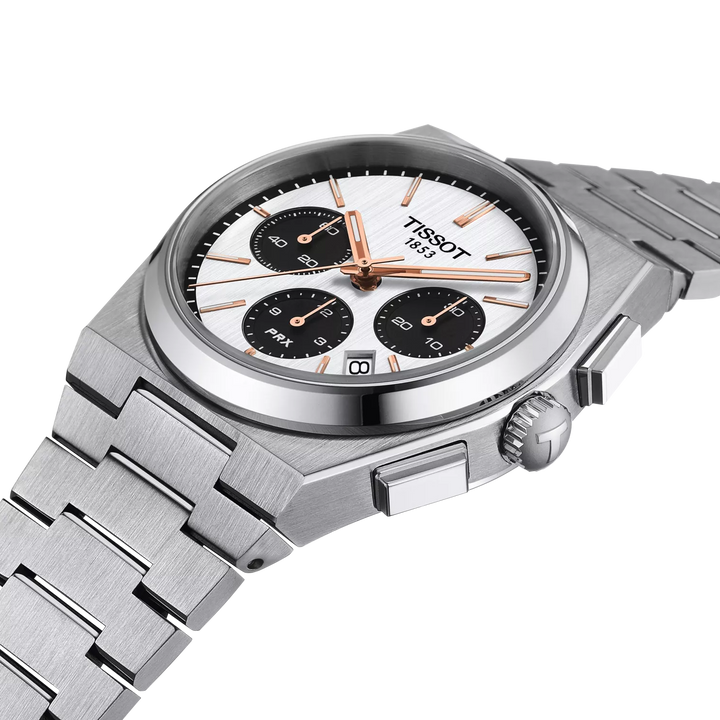PRX Automatic Chronograph White/Black 42MM Watch