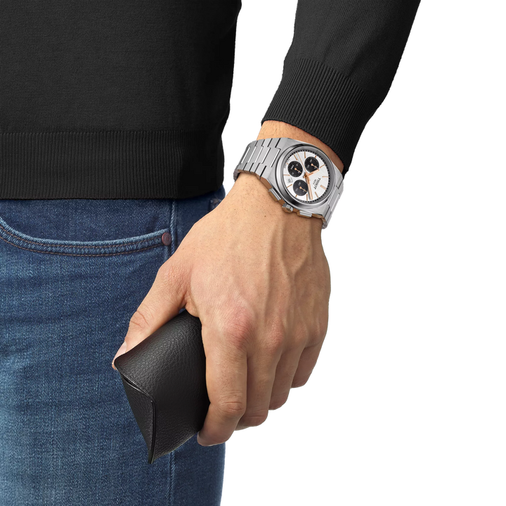 PRX Automatic Chronograph White/Black 42MM Watch