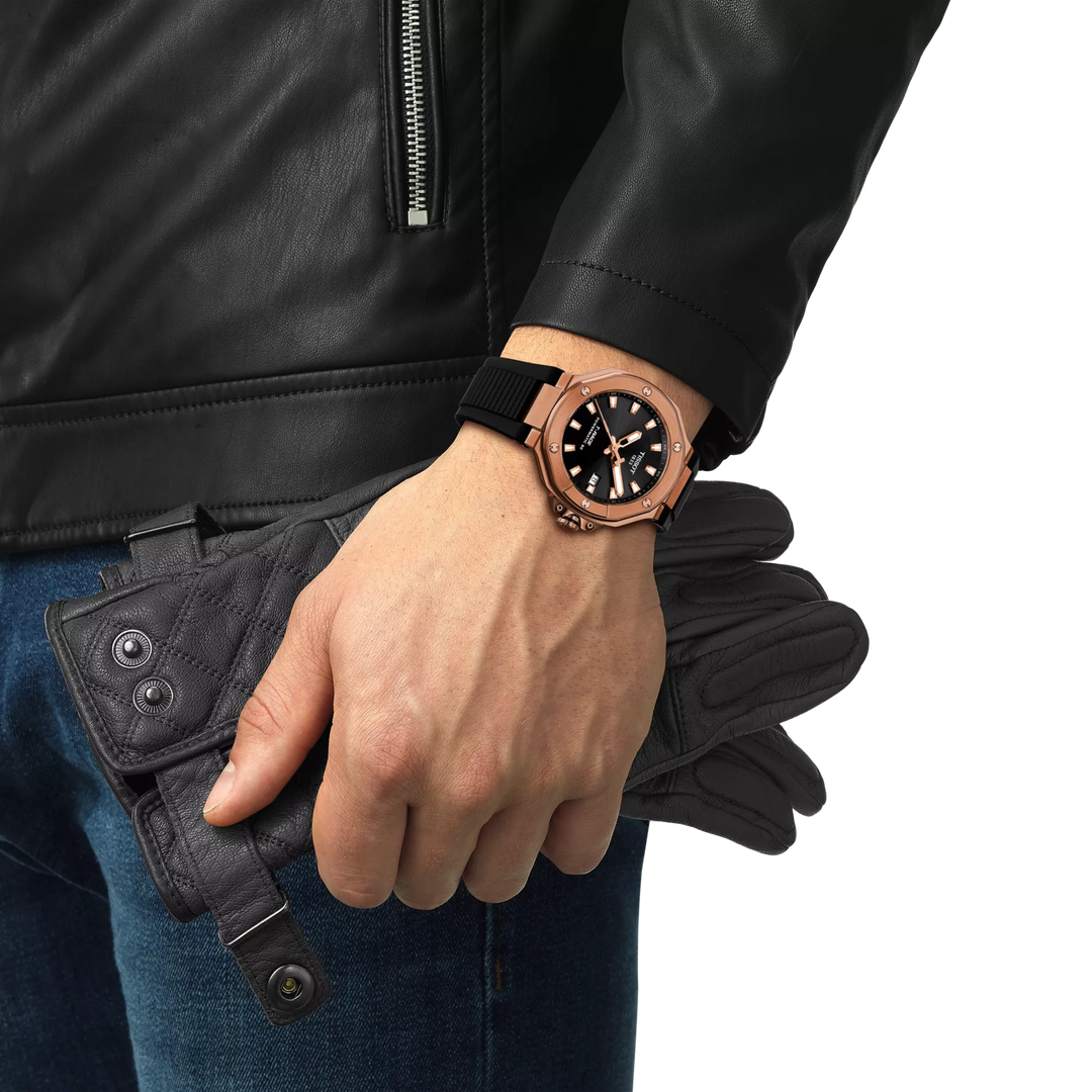 T-Race Powermatic Rose/Black 41MM Watch