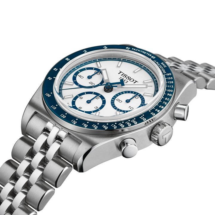 PR516 Automatic Chronograph 41MM White/ Blue Watch