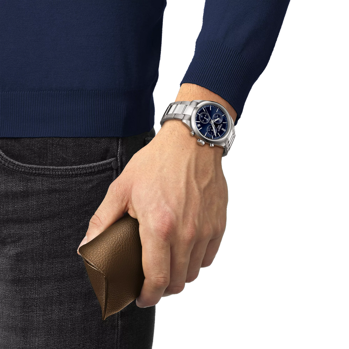 PR 100 Chronograph Blue/Steel 40MM Watch