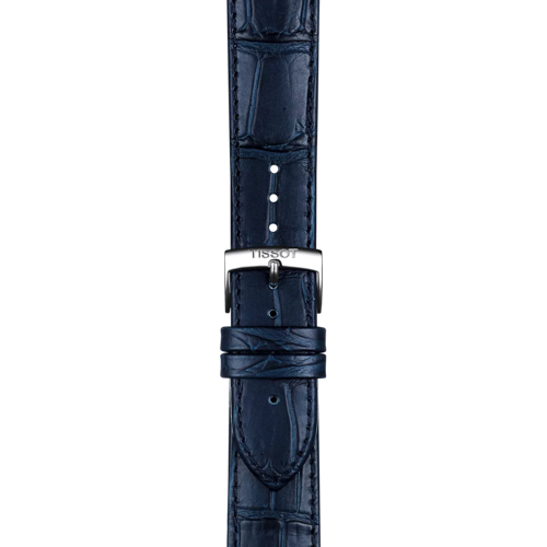 Carson Premium 40MM Blue Leather Strap Watch