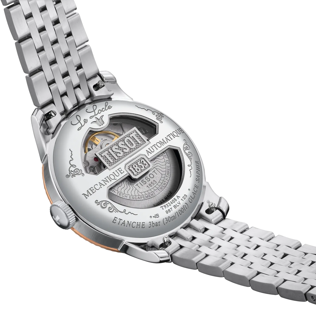 Le Locle COSC 39MM 18K Gold Bezel Watch