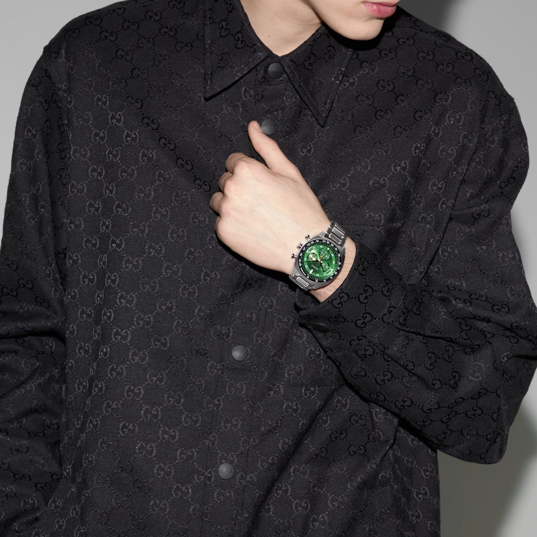 Interlocking G Chronograph Green Dial 41MM Watch