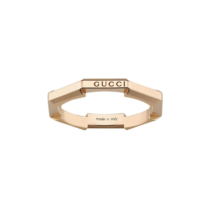 Link To Love Mirror Finish Rose Gold Ring