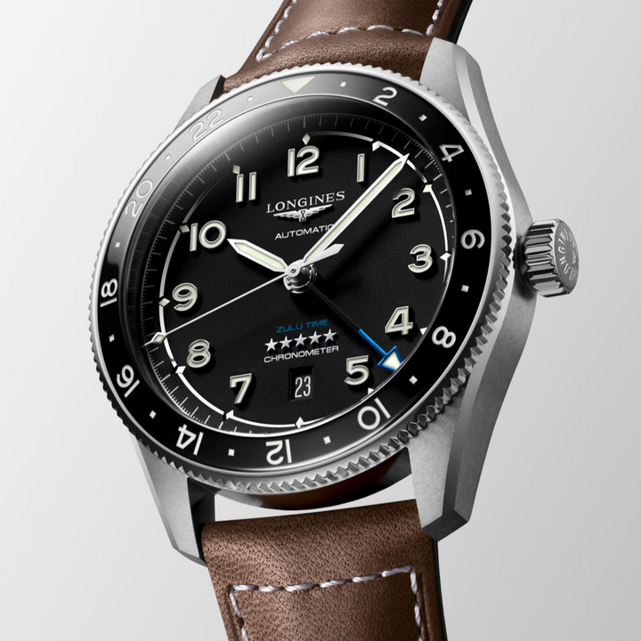 Spirit Zulu Time Black Dial 42MM Watch