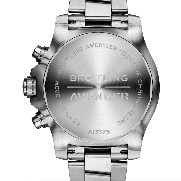 Super Avenger II Chronograph Black Dial 48MM Watch