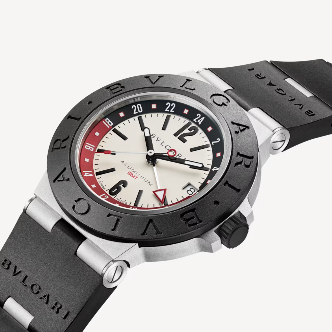 Aluminum GMT Black and Red 40MM Watch