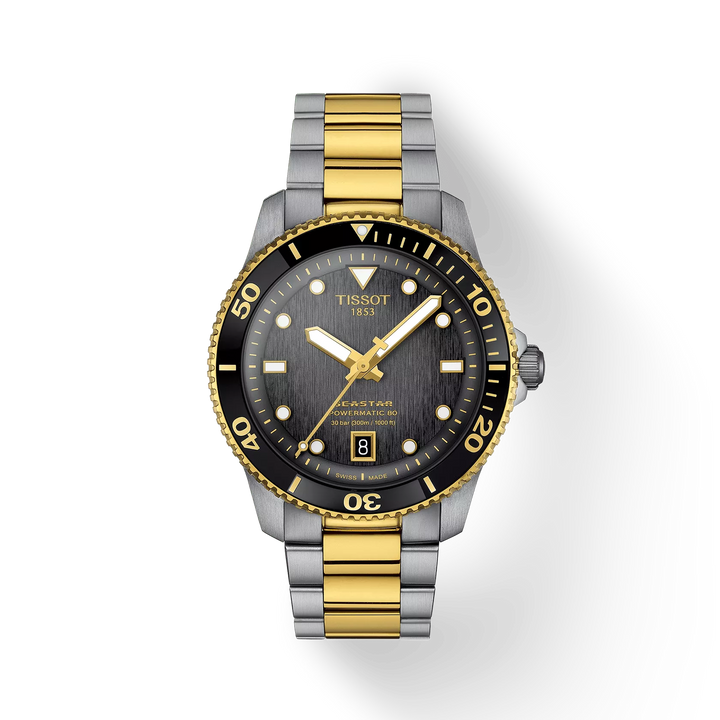 Seastar 1000 Powermatic 80 40MM Steel/Gold Watch
