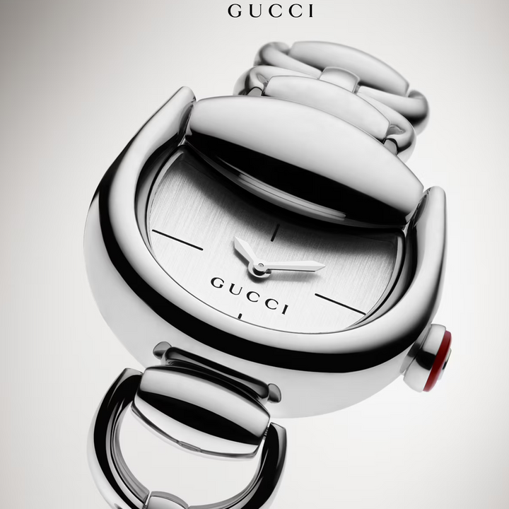 Horsebit Silver Dial Watch