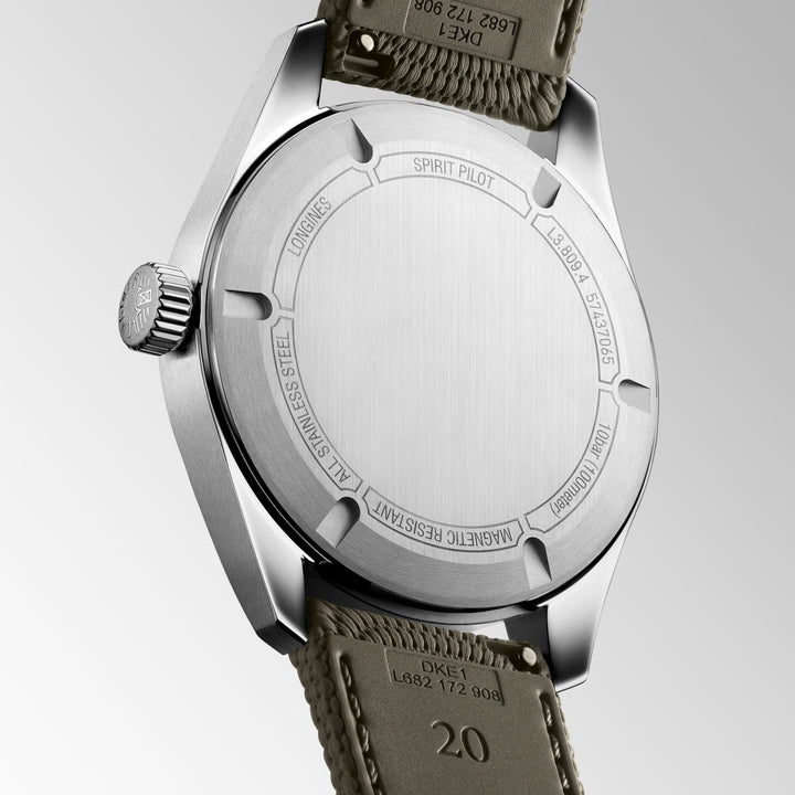 Spirit Pilot Green Strap 39MM Watch