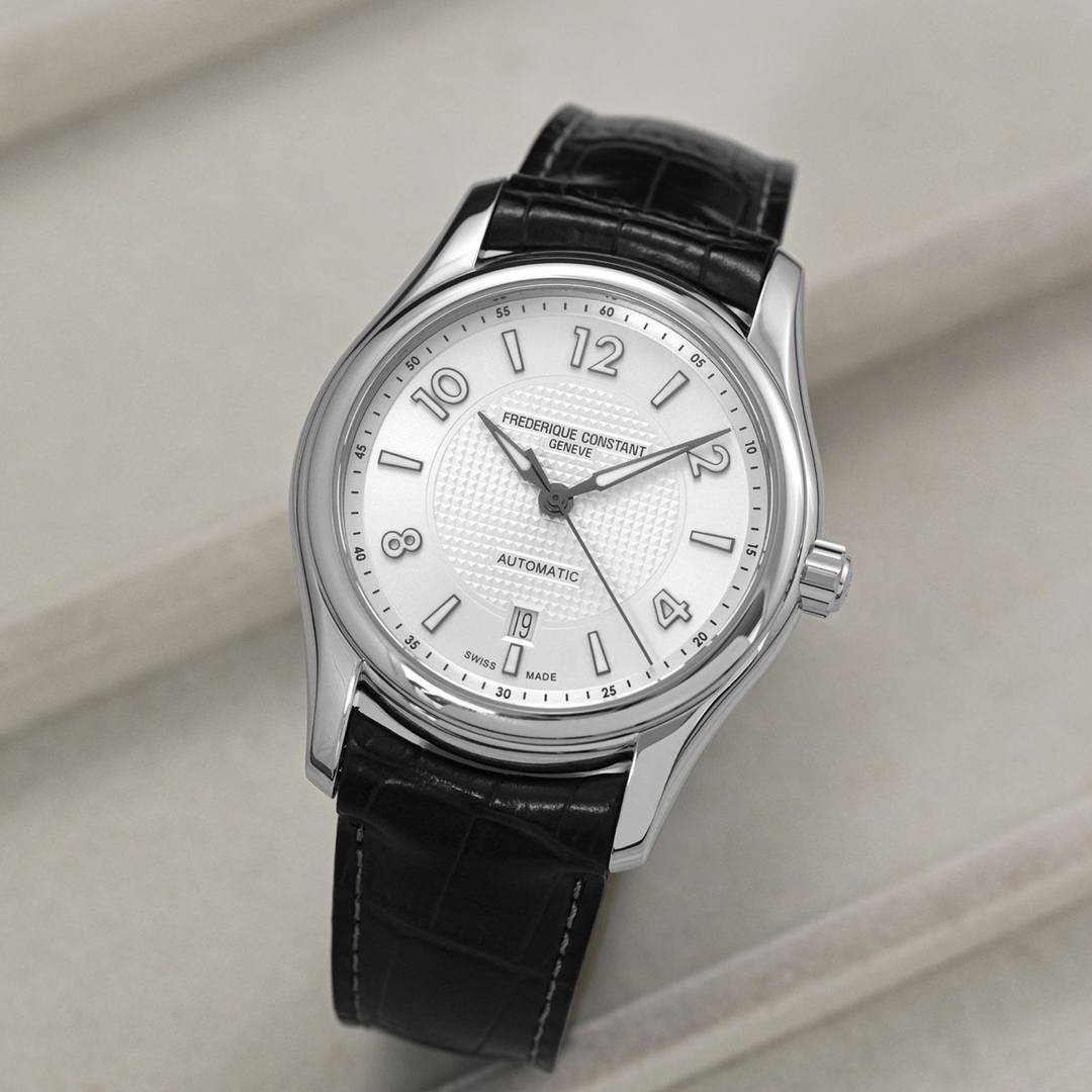 Runabout Automatic Black Leather Strap 43MM Watch