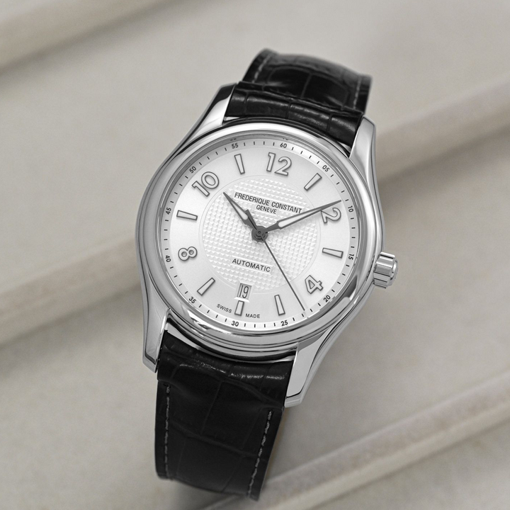 Runabout Automatic Black Leather Strap 43MM Watch